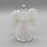 Deko LED Engel 13 cm mit warm-weißem LED-Licht | Formano Weihnachten LED Engel mit Harfe von Wimpelberg