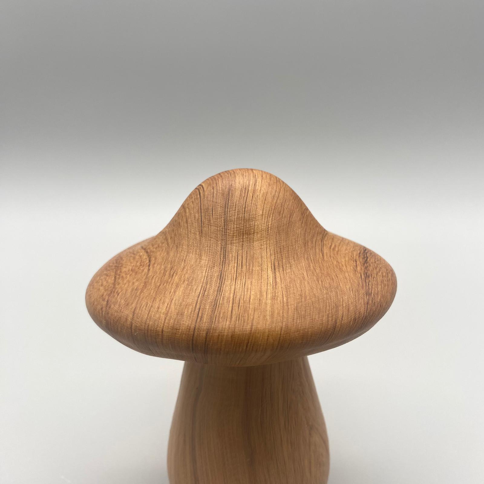 Deko-Pilz 12cm	Holzoptik   von Wimpelberg