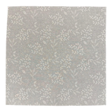 Winterdecke 85x85 cm – Gobelin Zweig in Silbergrau | Winterdeko   von Wimpelberg