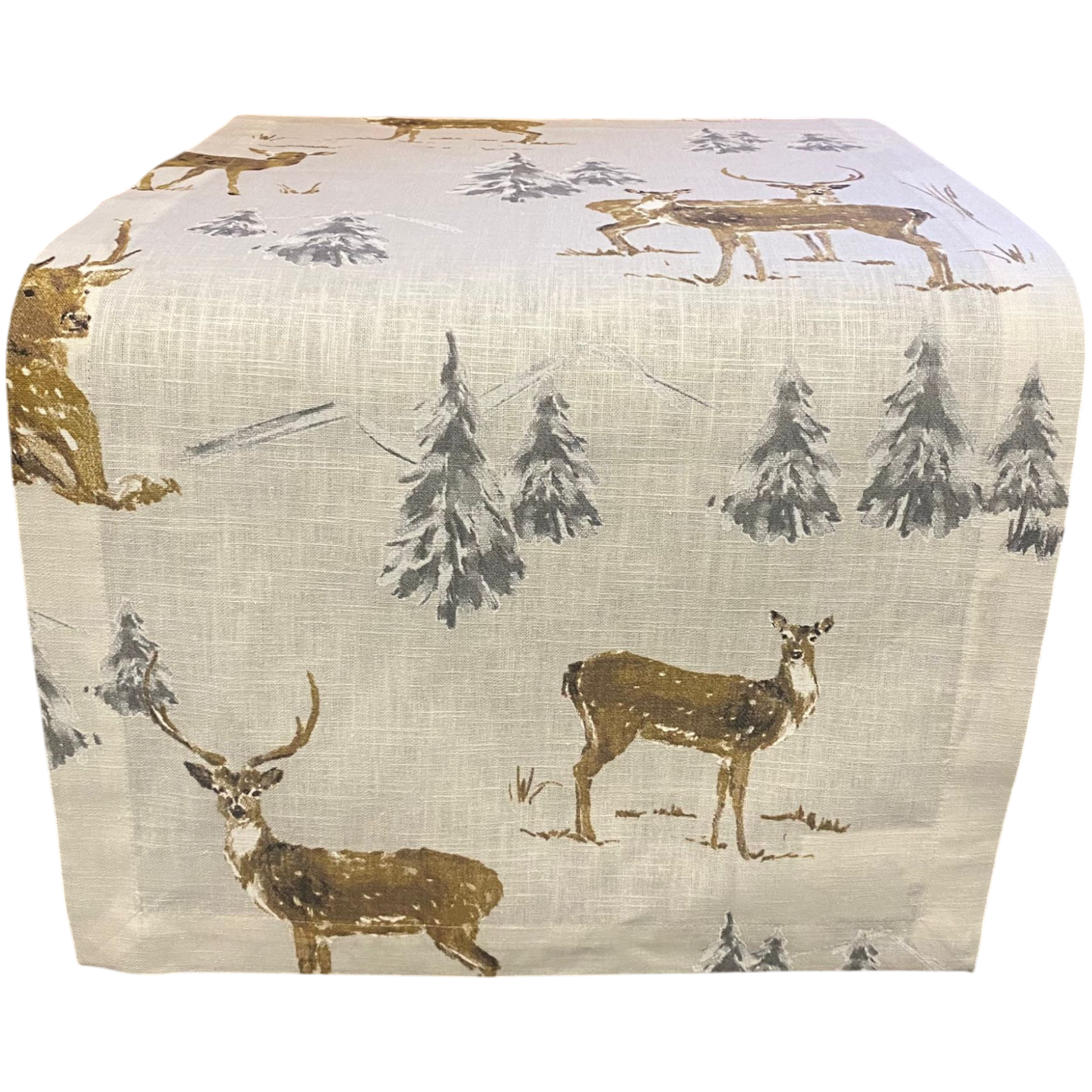 Winterläufer Rehwild – 40x100 cm und 40x130 cm | Tischdeko für den Winter   von Wimpelberg