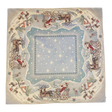 Winterdecke "Bescherung" mit Weihnachtsmann und Schlitten – 100x100cm   von Wimpelberg